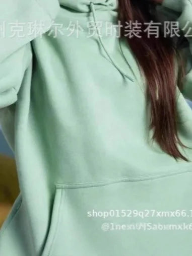 Casual 2 Piece Hoodie Set Oversized Pullover Hoodie Long Sleeve Sweatshirt Set Cozy Loungewear Matching Set For Women