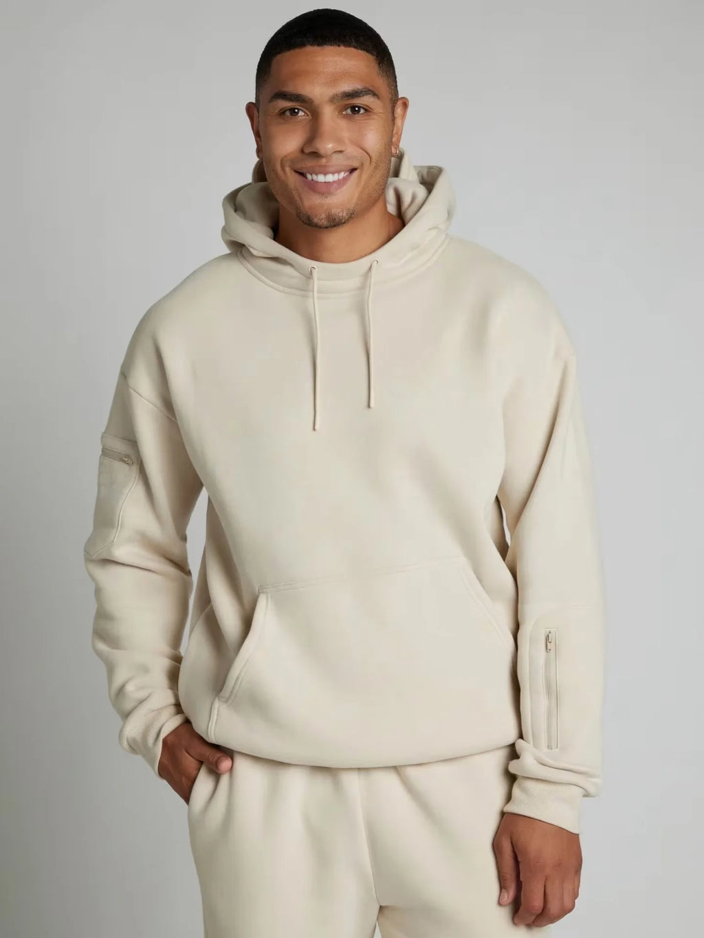 2025 Fitness Workout Outfits Autumn Winter Women Man Tracksuit Sport Pocket Sweatshirt Hoodies Sweatpants 2 Two Piece Set Lover