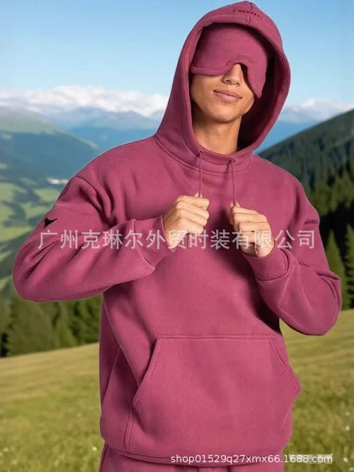 Casual 2 Piece Hoodie Set Oversized Pullover Hoodie Long Sleeve Sweatshirt Set Cozy Loungewear Matching Set For Women