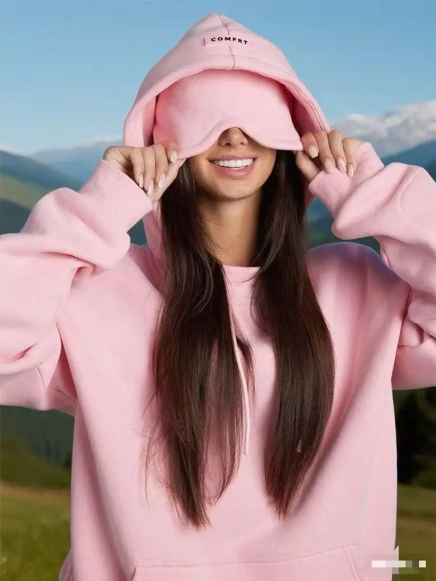 Casual 2 Piece Hoodie Set Oversized Pullover Hoodie Long Sleeve Sweatshirt Set Cozy Loungewear Matching Set For Women