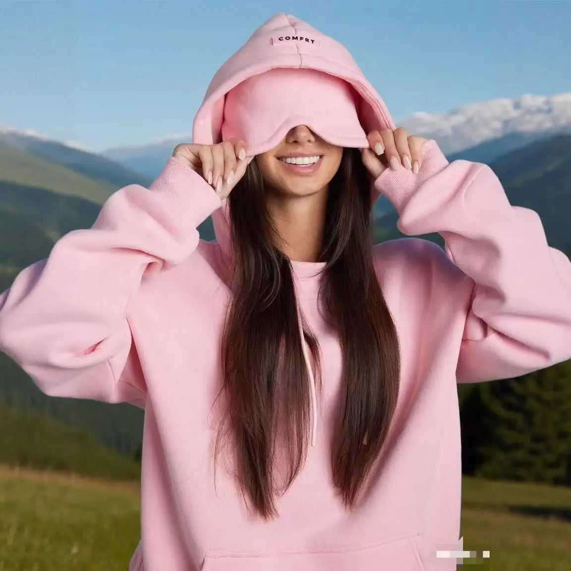 Casual 2 Piece Hoodie Set Oversized Pullover Hoodie Long Sleeve Sweatshirt Set Cozy Loungewear Matching Set For Women